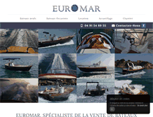 Tablet Screenshot of euromar.fr