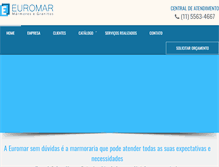 Tablet Screenshot of euromar.com.br